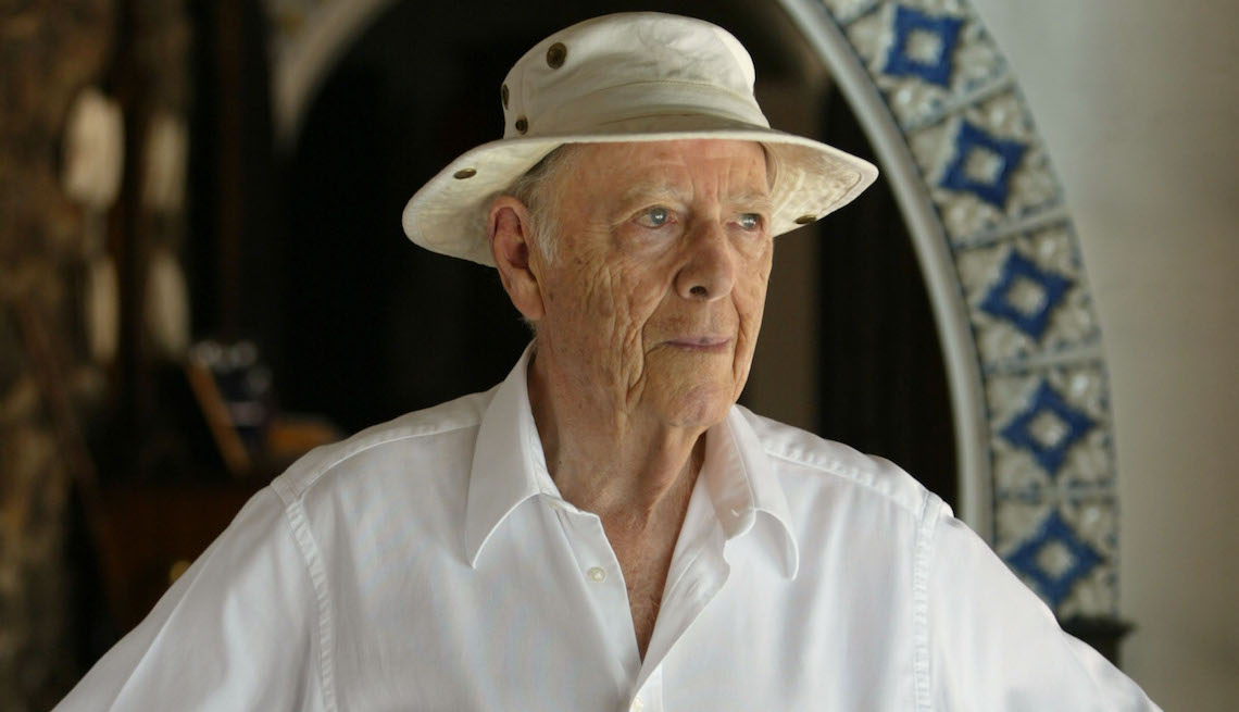 item 21 of Gallery image - Winds of War author Herman Wouk (1915 - 2019), 88, at his home in Palm Springs, California,  on August 9, 2003.