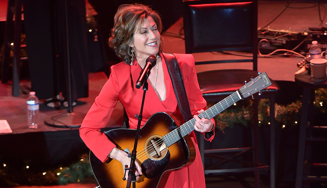 item 9 of Gallery image - Amy Grant performs during "Christmas at the Ryman" at the Ryman Auditorium on December 11, 2019 in Nashville, Tennessee.