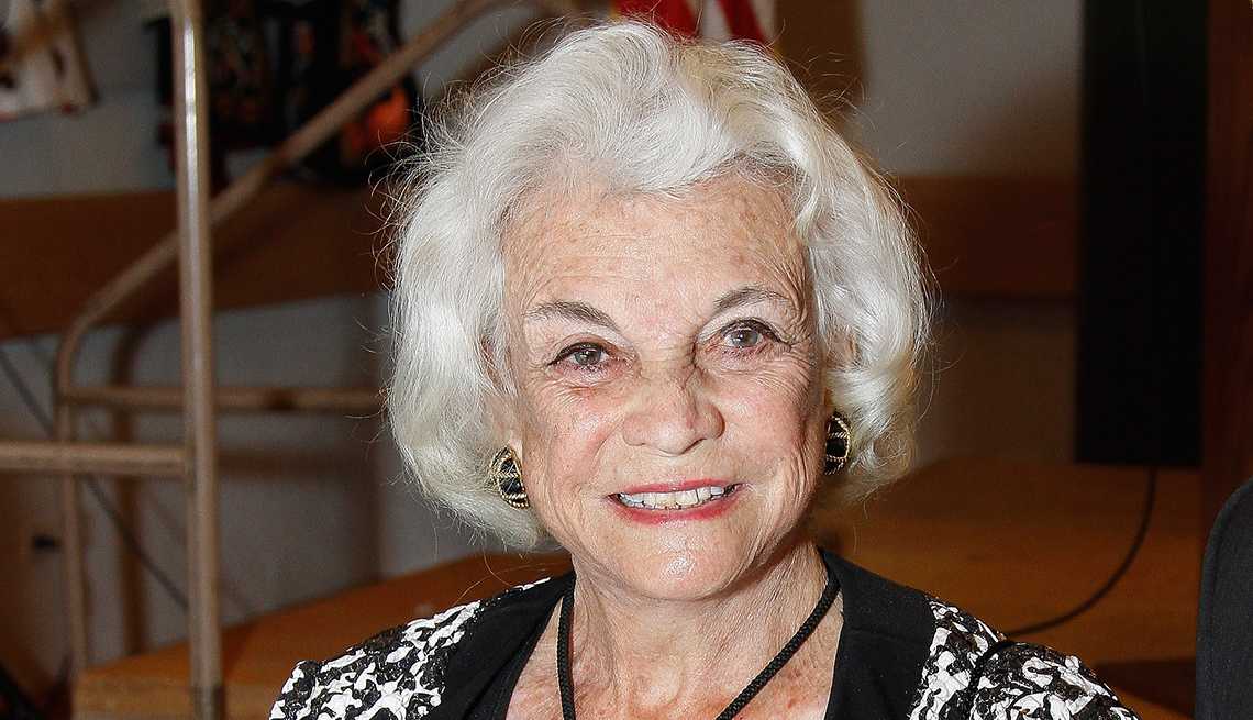 item 8 of Gallery image - Retired Associate Justice of the Supreme Court of the United States Sandra Day O Connor poses before receiving the prestigious Anam Cara Award at the Irish Cultural Center on January 16 2014 in Phoenix Arizona