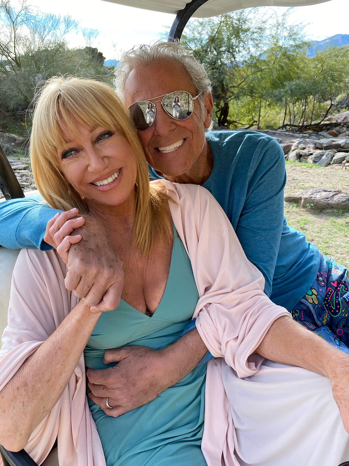 Actress Suzanne Somers with her husband Alan Hamel