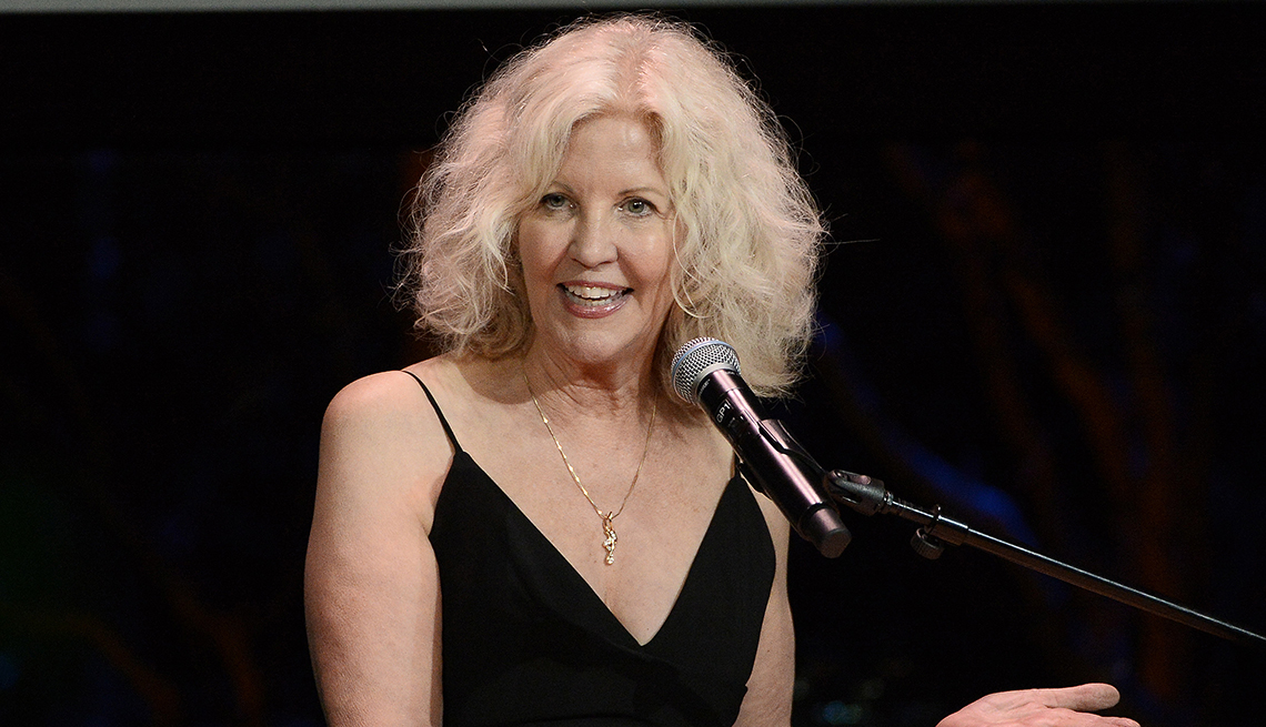item 7 of Gallery image - Actress Nancy Allen speaks to the audience during her appearance at the weSPARK Cancer Support "May Contain Nuts A Night of Comedy