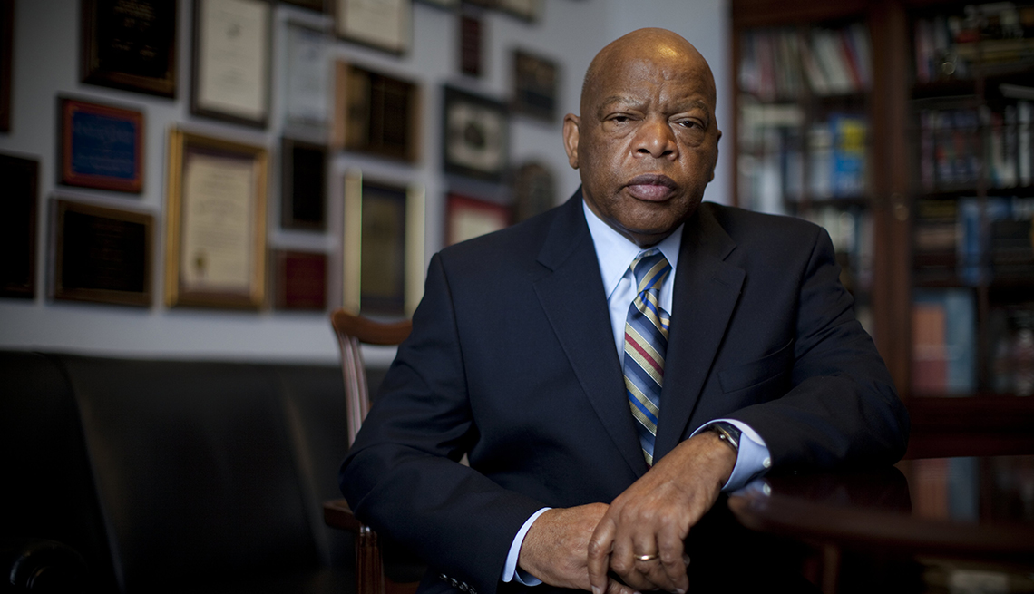 item 31 of Gallery image - Congressman John Lewis (D-GA) is photographed in his offices, March 17, 2009 in Washington, D.C. 