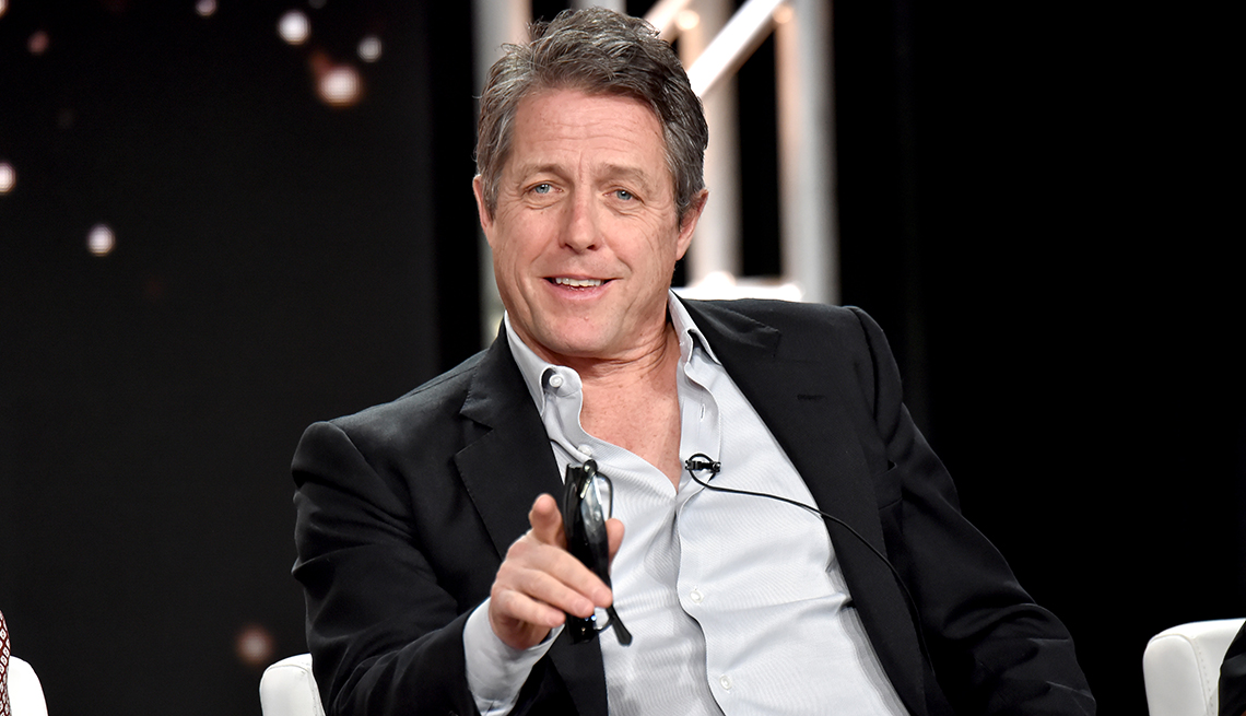 item 6 of Gallery image - Hugh Grant onstage during the H B O segment of the 2020 Winter Television Critics Association Press Tour