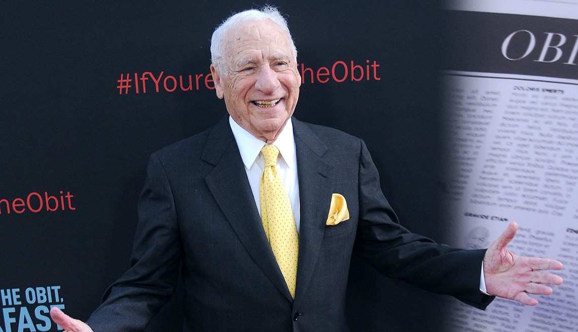 Actor and comedian Mel Brooks