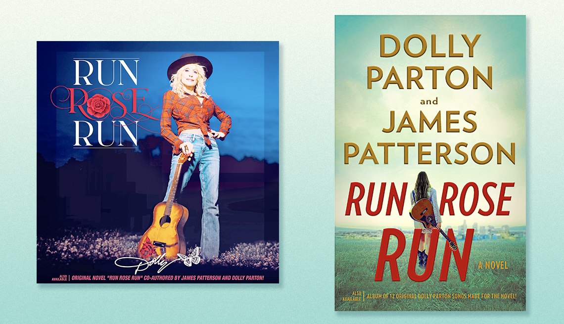 left dolly partons album run rose run right the book run rose run written by dolly parton and james patterson based on the album