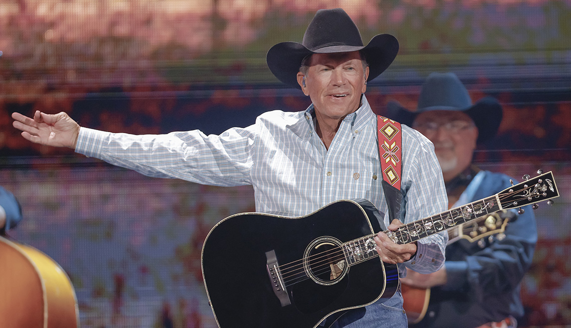 item 5 of Gallery image - George Strait performs onstage at the 2021 iHeartCountry Festival