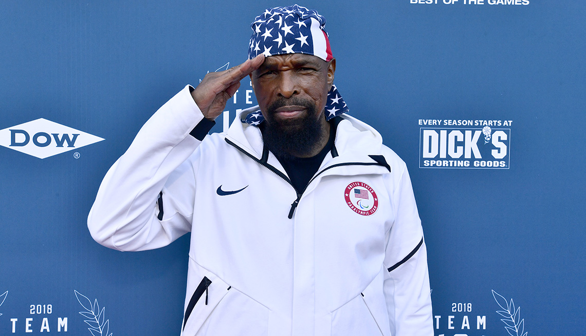 item 7 of Gallery image - Mr. T gives a salute at the Team USA Awards held at the Duke Ellington School of the Arts in Washington DC
