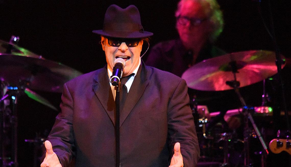 item 1 of Gallery image - Dan Aykroyd performs during The Blues Brothers in Concert at the St George Theatre in New York City