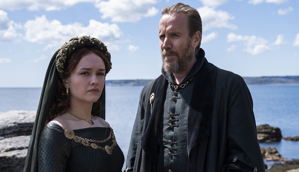 Olivia Cooke and Rhys Ifans star in the HBO series House of the Dragon