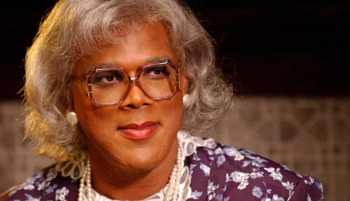 tyler perry as madea in the movie diary of a mad black woman