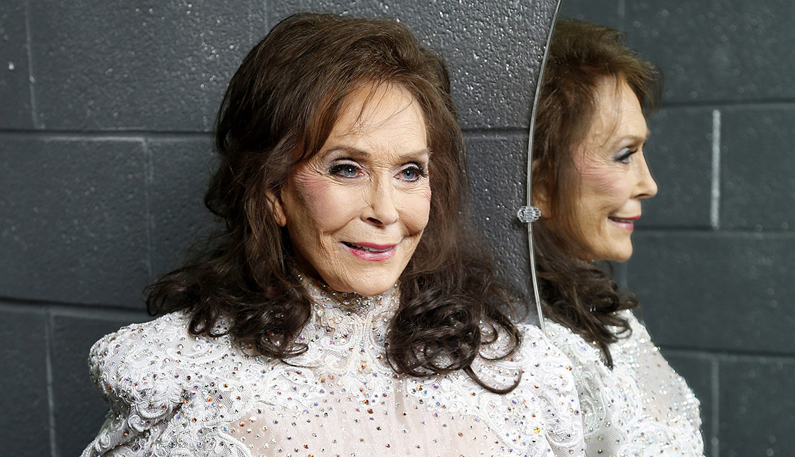 Country music star Loretta Lynn poses for a photo at the Municipal Auditorium in Nashville, Tennessee