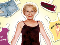 Paper-dol-like illustration of clothes 50 plus woman should not wear