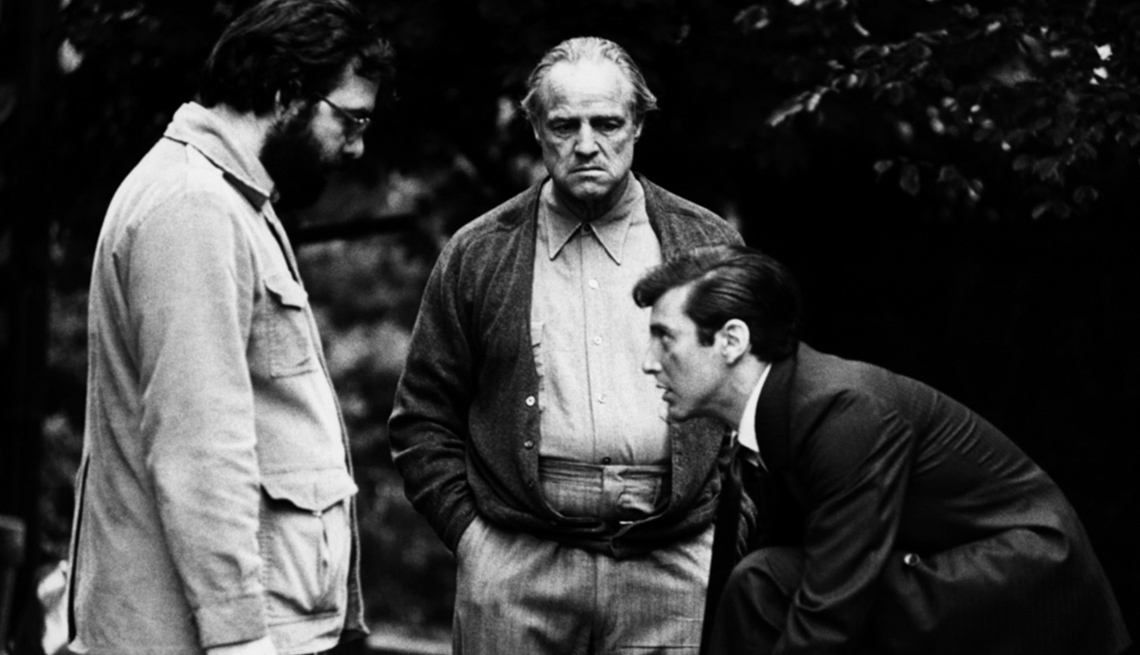 Francis Ford Coppola, Marlin Brando, Al Pacino, películas clásicas