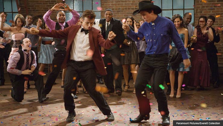Kenny Wormald and Miles Teller star in 'Footloose'