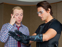 Jeremy Renner plays Brandt and Tom Cruise plays Ethan Hunt in Mission: Impossible - Ghost Protocol