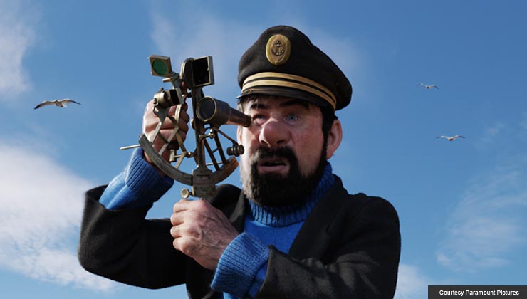 Captain Haddock (Andy Serkis) in The Adventures of Tintin