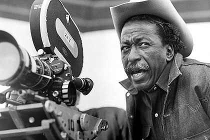 Director, producer and writer Gordon Parks, on the set of 1969's THE LEARNING TREE.