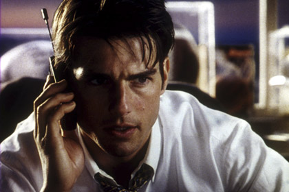 Tom Cruise in Jerry Maguire, 50 years old