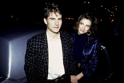 Tom Cruise and Mimi Rogers, 50 years old