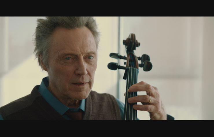 Christopher Walken plays instrument, A Late Quartet movie review