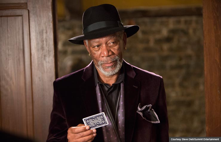 Now You See Me Stars Morgan Freeman Michael Caine Movie Review Tra