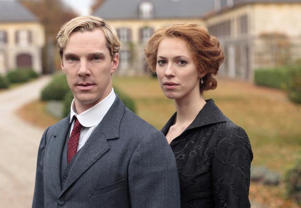 Benedict Cumberbatch and Rebecca Hall in Parade's End. (Nick Briggs/HBO/Everett Collection)