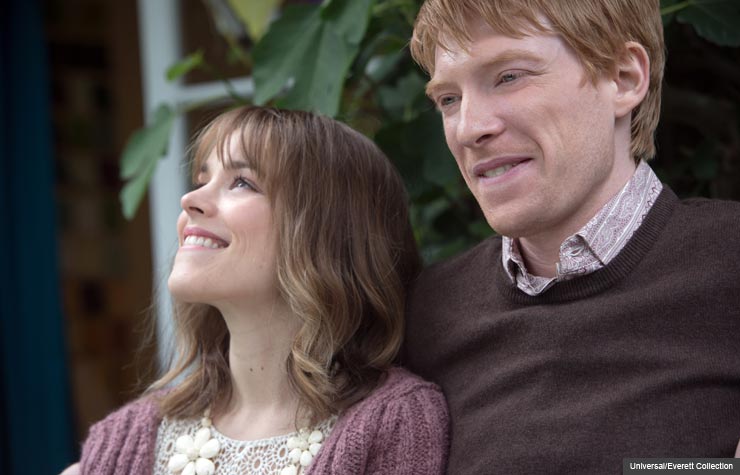 Rachel McAdams and Domhnall Gleeson in About Time. (Universal/Everett Collection)