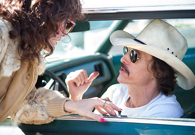 Jared Leto and Matthew McConaughey in Dallas Buyers Club. Top 10 Movies of 2013.