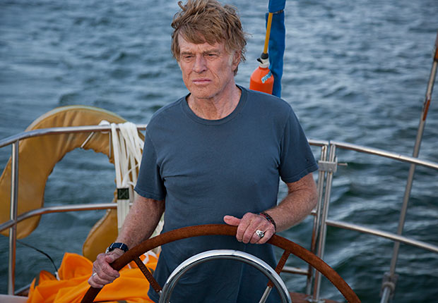 Robert Redford in All is Lost. Top 10 Movies of 2013.