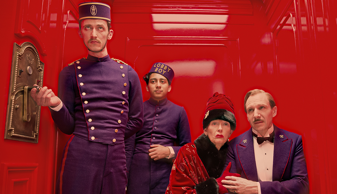 Ralph Fiennes, Tilda Swinton, Wes Anderson, The Grand Budapest Hotel
