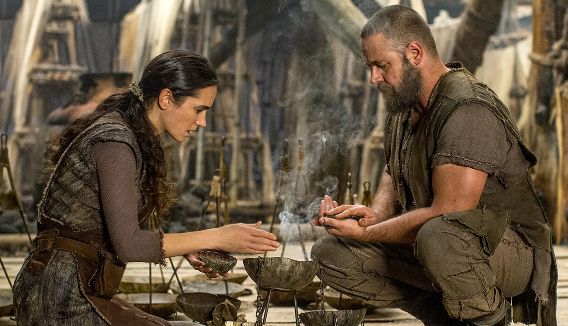 Jennifer Connelly, Russell Crowe, Noah, movie review