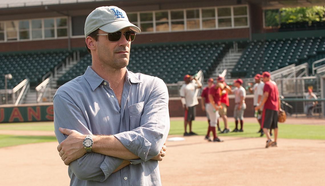 Jon Hamm S Million Dollar Arm Movie Review Trailer Disney Baseball