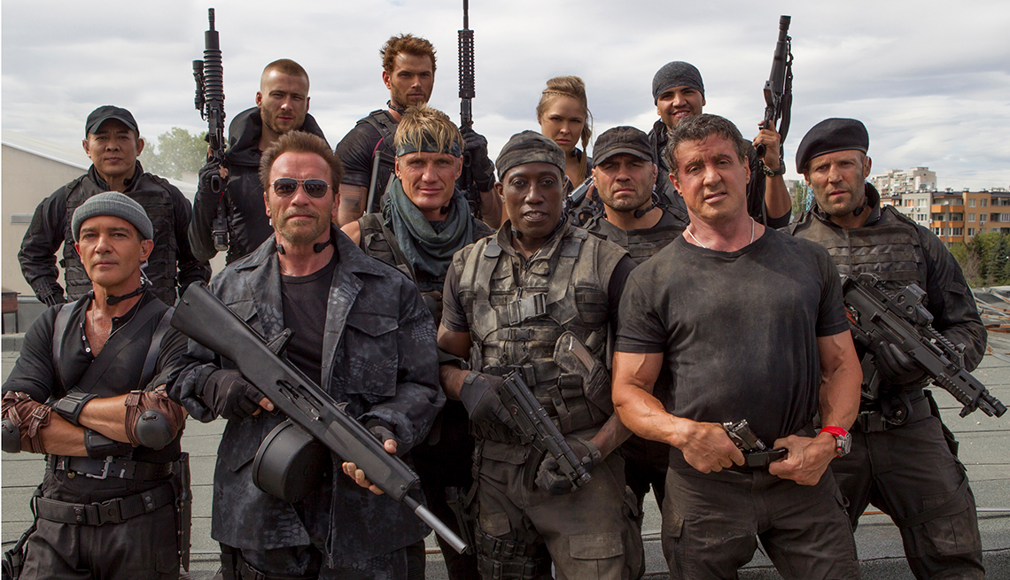 Sylvester Stallone, Arnold Schwarzenegger, The Expendables, Summer Movie Preview