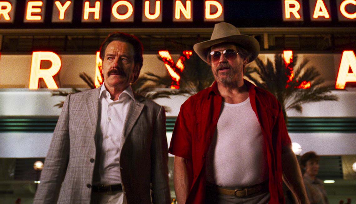  Bryan Cranston, left, and Michael Pare in 'The Infiltrator.'