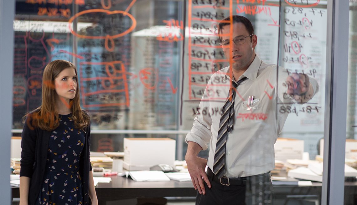 Anna Kendrick and Ben Affleck in 'The Accountant'