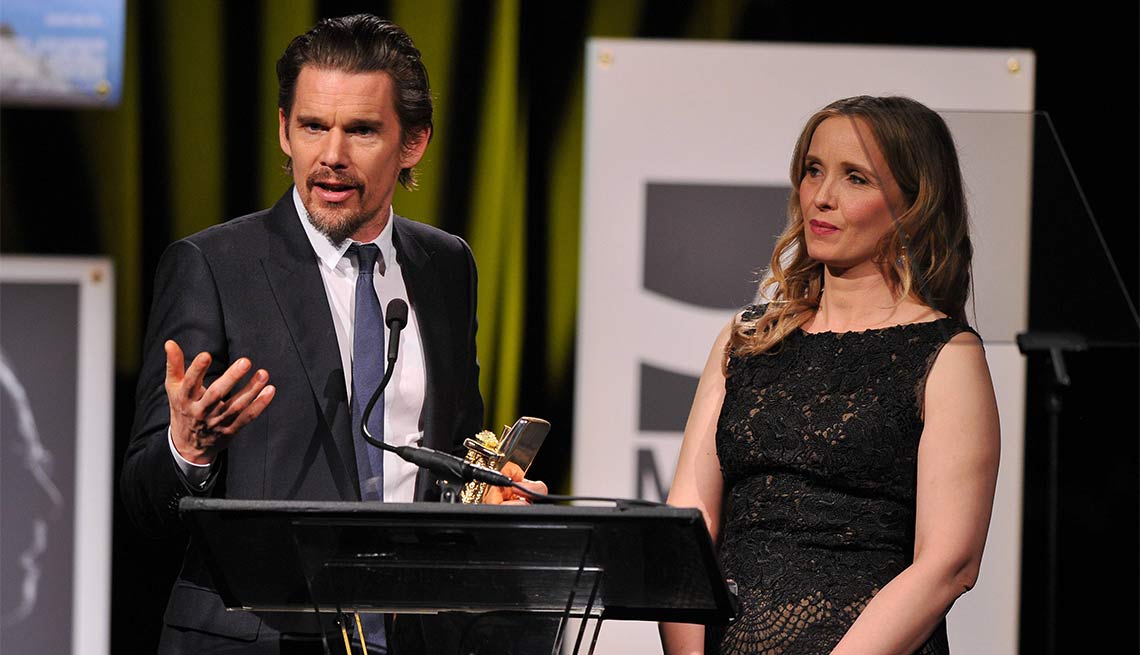 2014 AARP's Movies for GrownUps Gala, Ethan Hawke and Julie Delpy