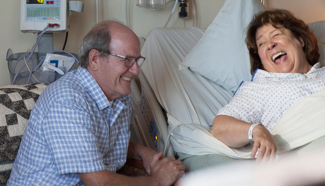 Richard Jenkins and Margo Martindale in 'The Hollars'