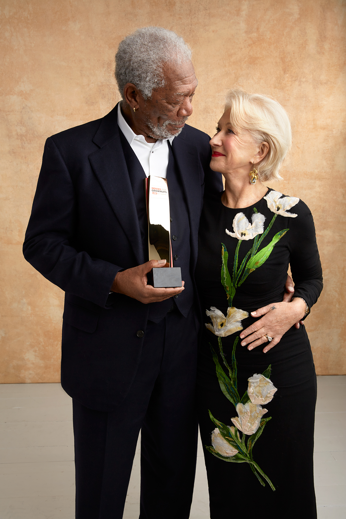 Morgan Freeman and Helen Mirren at the 16th Annual AARP The Magazine's Movies for Grownups Awards