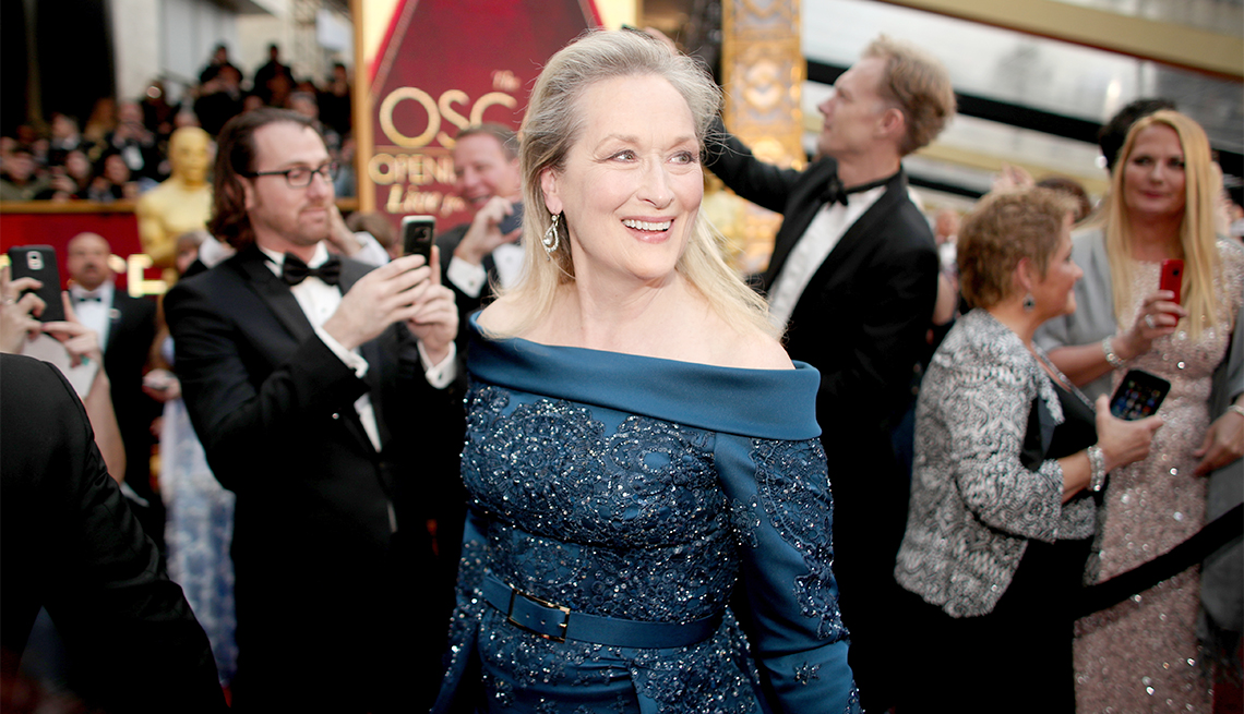 Meryl Streep in Elie Saab at the Oscars