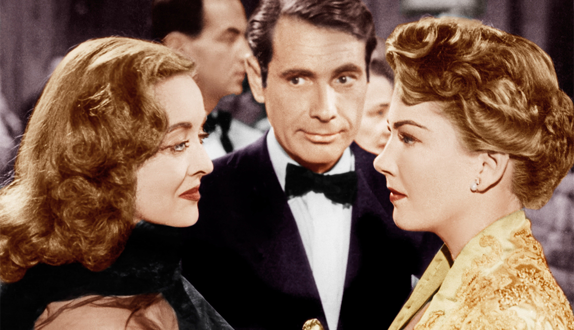 Bette Davis and Anne Baxter in 'All About Eve'