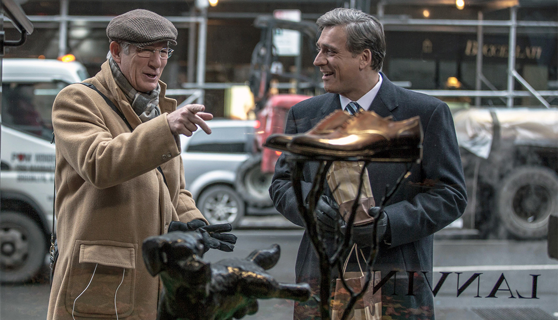 Richard Gere and Lior Ashkenazi in 'Norman: The Moderate Rise and Tragic Fall of a New York Fixer'
