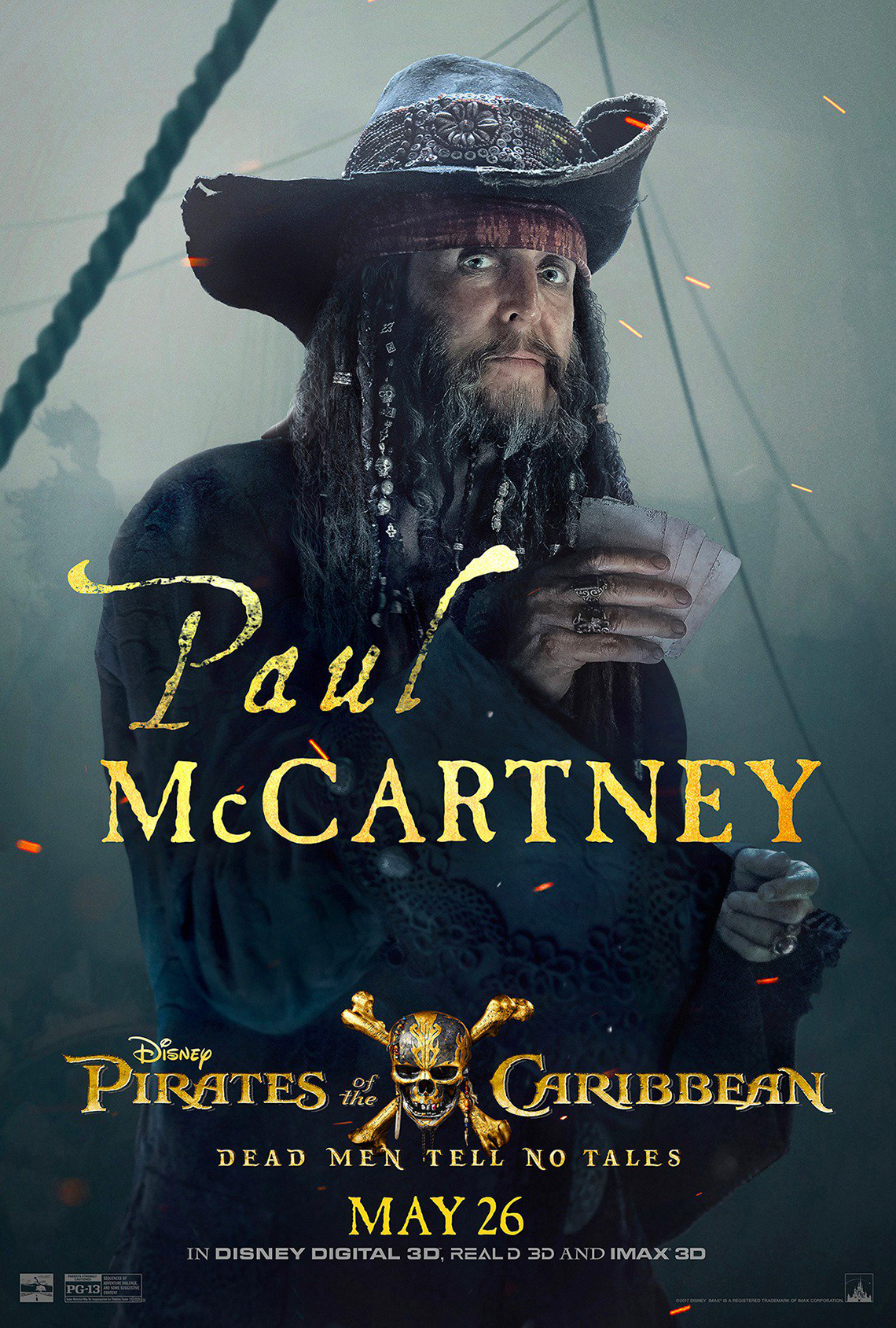 Paul McCartney in Latest ‘Pirates of the Caribbean’