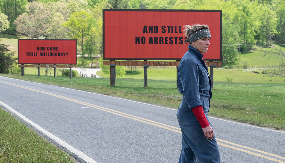 Frances McDormand in 'Three Billboards Outside Ebbing, Missouri' 