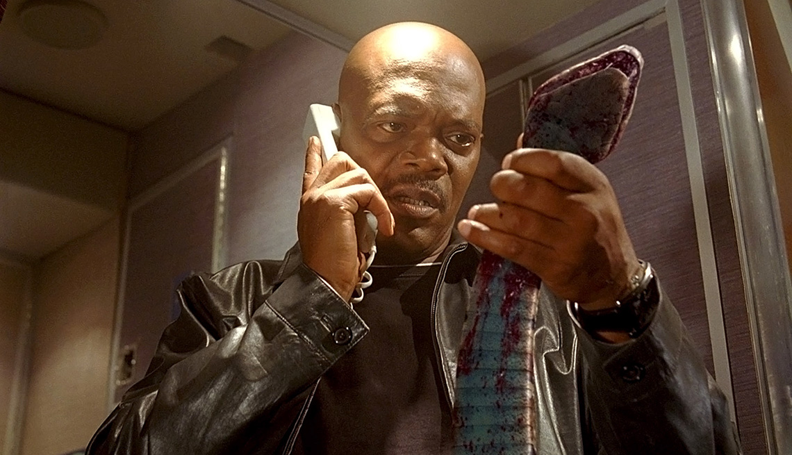 Samuel L. Jackson in 'Snakes on a Plane'