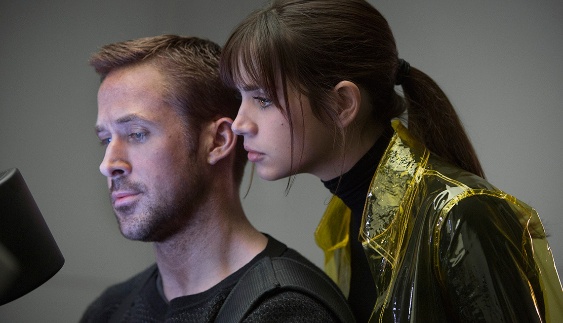 Ryan Gosling and Ana De Armas in 'Blade Runner 2049'
