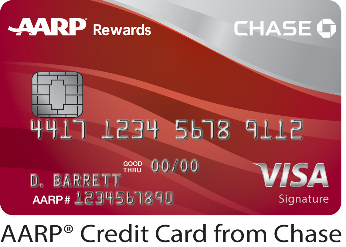 AARP red credit card from Chase