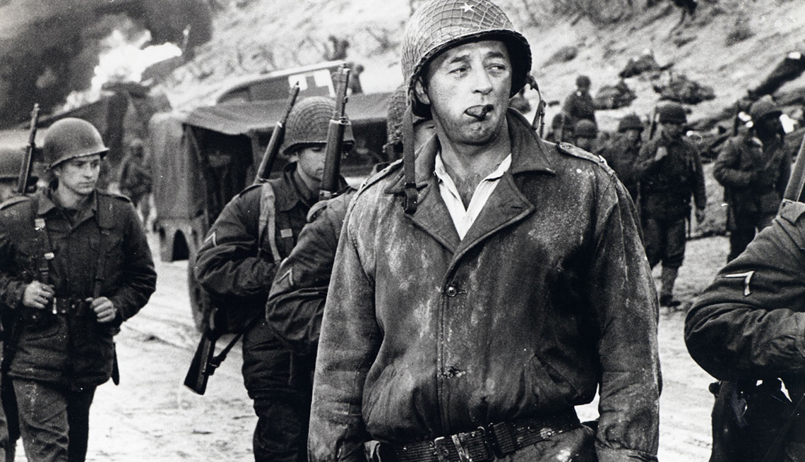 Film still from 'The Longest Day' starring Robert Mitchum