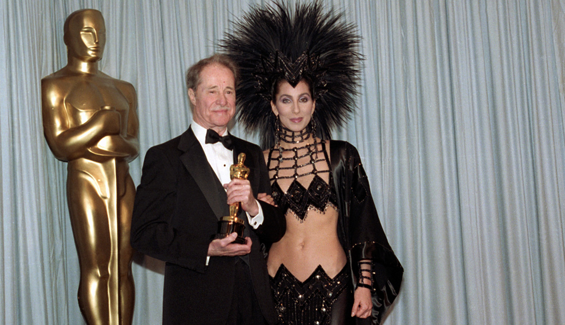 item 9 of Gallery image - Don Ameche and Cher at Academy Awards