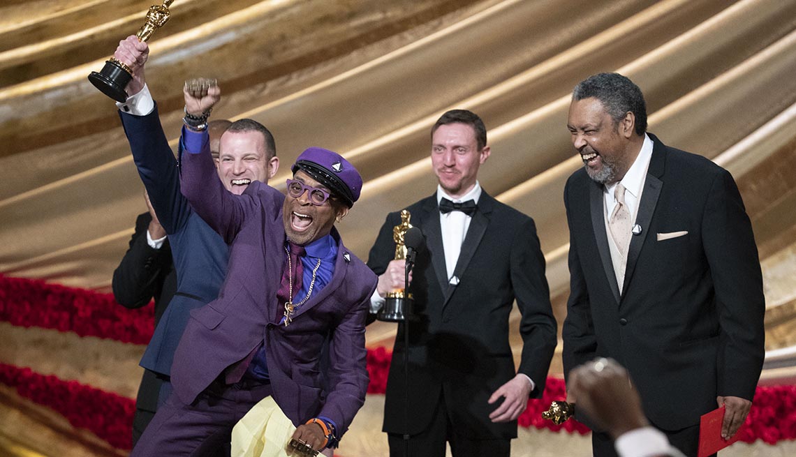 Spike Lee wins best adapted screenplay Oscar for "BlacKkKlansman"