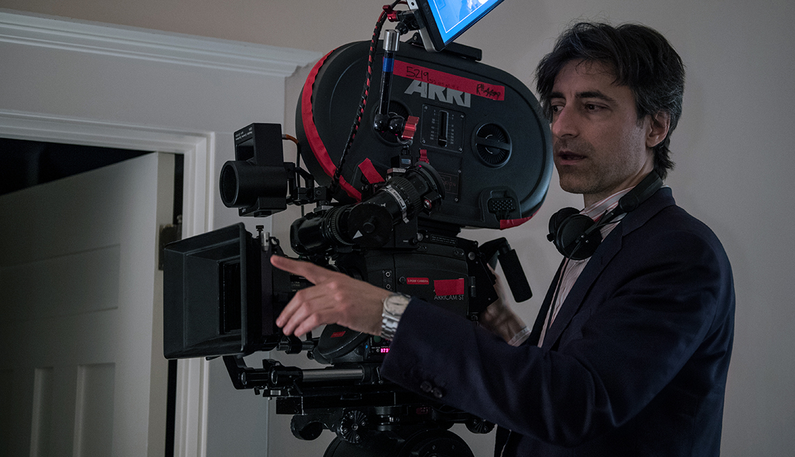 item 8 of Gallery image - A behind the scenes photo of Noah Baumbach directing the film Marriage Story